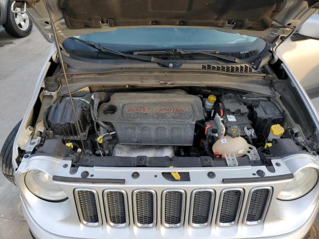 ZACCJADT1GPD33753 - 2016 JEEP RENEGADE LIMITED SILVER photo 11