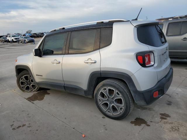 ZACCJADT1GPD33753 - 2016 JEEP RENEGADE LIMITED SILVER photo 2