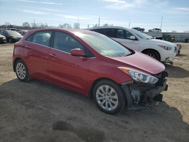 KMHD35LH8GU268221 - 2016 HYUNDAI ELANTRA GT RED photo 4