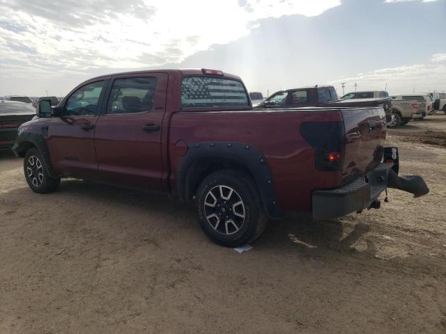 5TBDV58107S470610 - 2007 TOYOTA TUNDRA CREWMAX LIMITED BURGUNDY photo 2