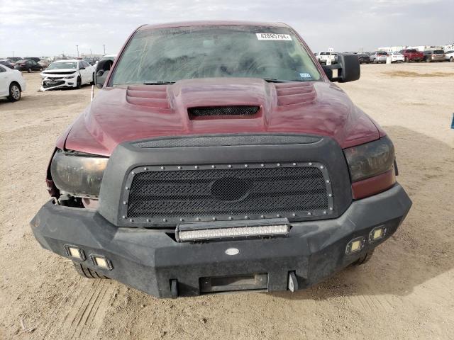 5TBDV58107S470610 - 2007 TOYOTA TUNDRA CREWMAX LIMITED BURGUNDY photo 5