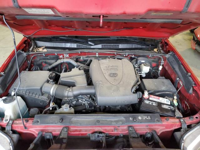 3TMAZ5CN2GM006128 - 2016 TOYOTA TACOMA DOUBLE CAB RED photo 11