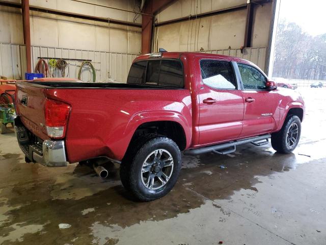 3TMAZ5CN2GM006128 - 2016 TOYOTA TACOMA DOUBLE CAB RED photo 3