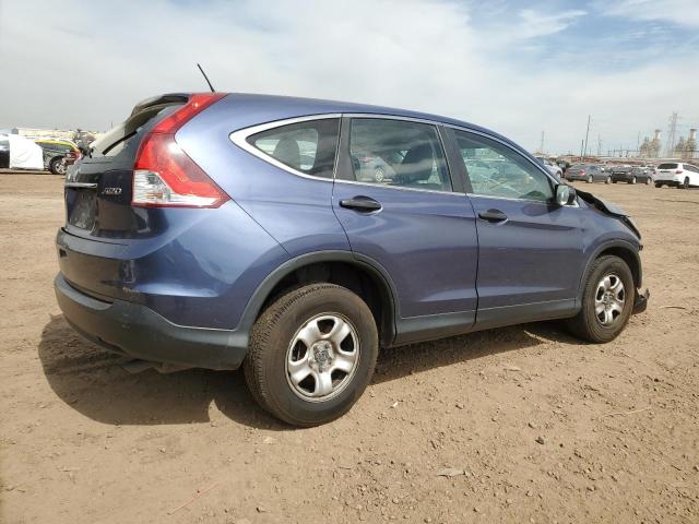 2HKRM4H3XEH708686 - 2014 HONDA CR-V LX BLUE photo 3