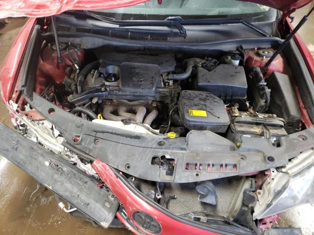 4T1BF1FK1CU592748 - 2012 TOYOTA CAMRY BASE RED photo 11