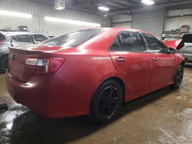 4T1BF1FK1CU592748 - 2012 TOYOTA CAMRY BASE RED photo 3