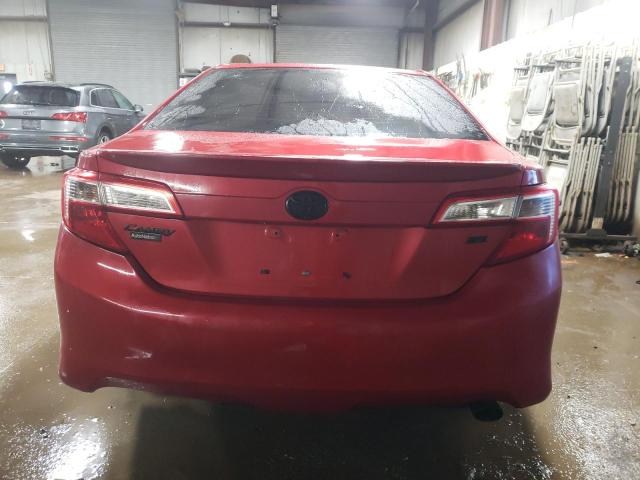 4T1BF1FK1CU592748 - 2012 TOYOTA CAMRY BASE RED photo 6