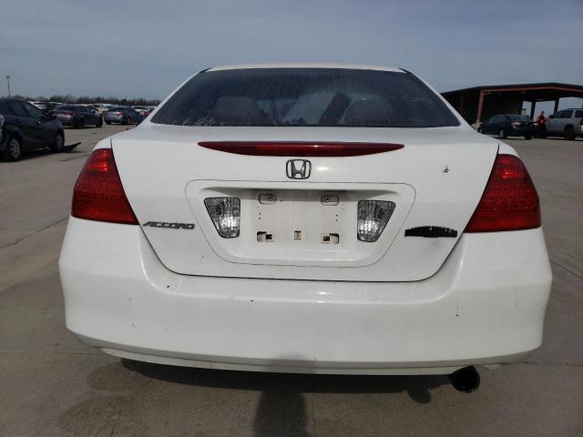 1HGCM55377A202051 - 2007 HONDA ACCORD SE WHITE photo 6