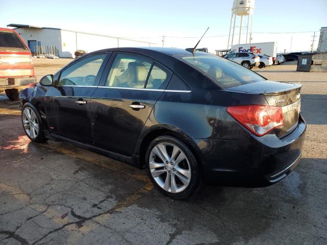 1G1PG5SB0D7176316 - 2013 CHEVROLET CRUZE LTZ BLACK photo 2