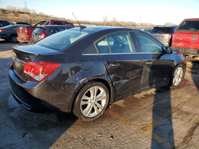 1G1PG5SB0D7176316 - 2013 CHEVROLET CRUZE LTZ BLACK photo 3