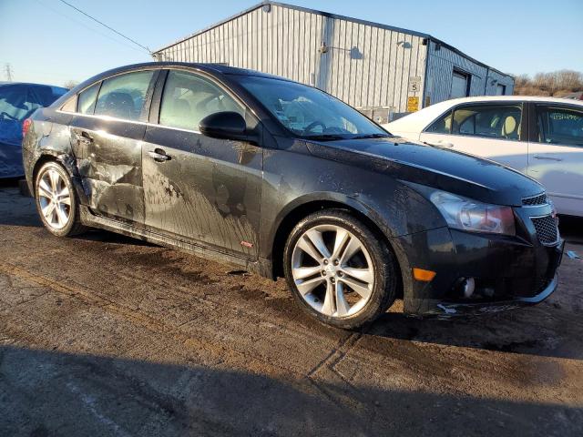 1G1PG5SB0D7176316 - 2013 CHEVROLET CRUZE LTZ BLACK photo 4