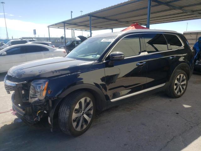 5XYP6DHC2NG291153 - 2022 KIA TELLURIDE S BLACK photo 1