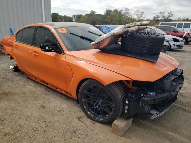 WBS43AY05PFN75004 - 2023 BMW M3 COMPETITION ORANGE photo 4