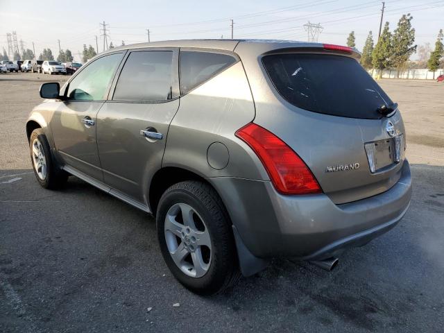 JN8AZ08W54W301969 - 2004 NISSAN MURANO SL GRAY photo 2