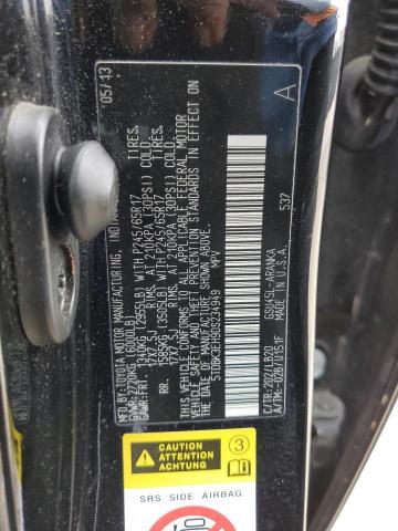 5TDBK3EH9DS234949 - 2013 TOYOTA HIGHLANDER BASE أسود صورة 13