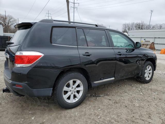 5TDBK3EH9DS234949 - 2013 TOYOTA HIGHLANDER BASE BLACK photo 3