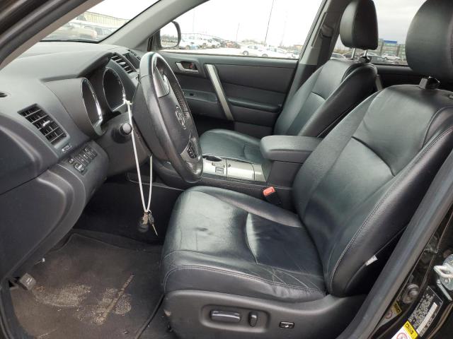 5TDBK3EH9DS234949 - 2013 TOYOTA HIGHLANDER BASE أسود صورة 7