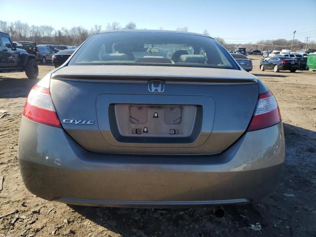 2HGFG12826H572871 - 2006 HONDA CIVIC EX GRAY photo 6