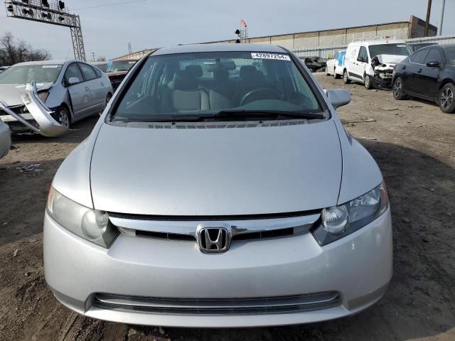 1HGFA16506L021021 - 2006 HONDA CIVIC LX SILVER photo 5