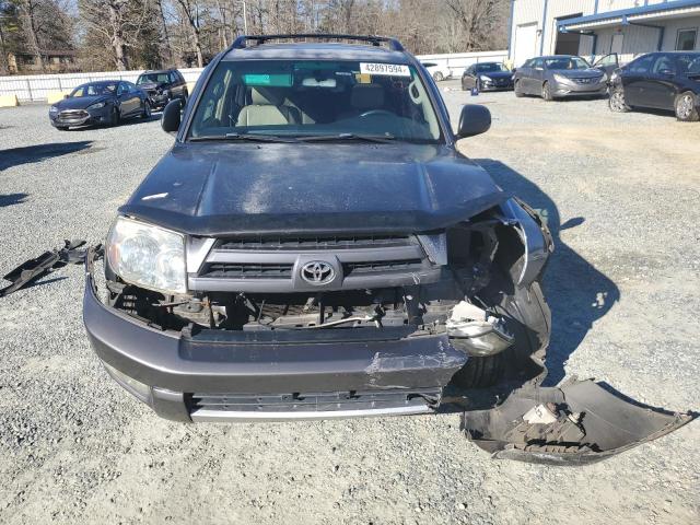 JTEZU14R840043299 - 2004 TOYOTA 4RUNNER SR5 GRAY photo 5