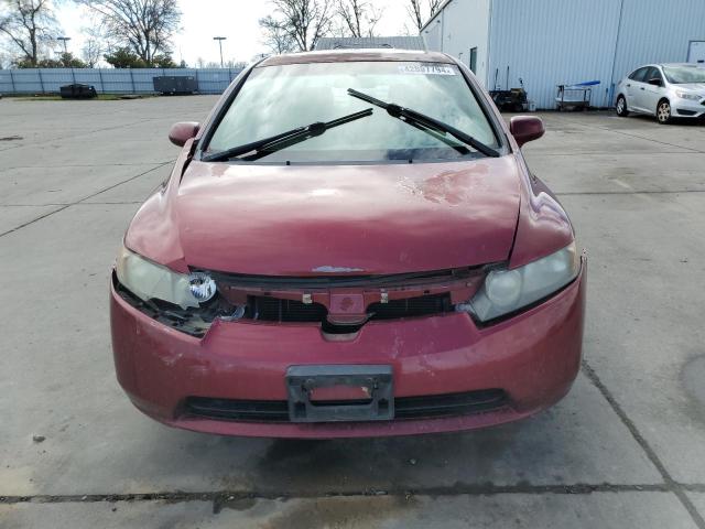 1HGFA16826L037456 - 2006 HONDA CIVIC EX RED photo 5