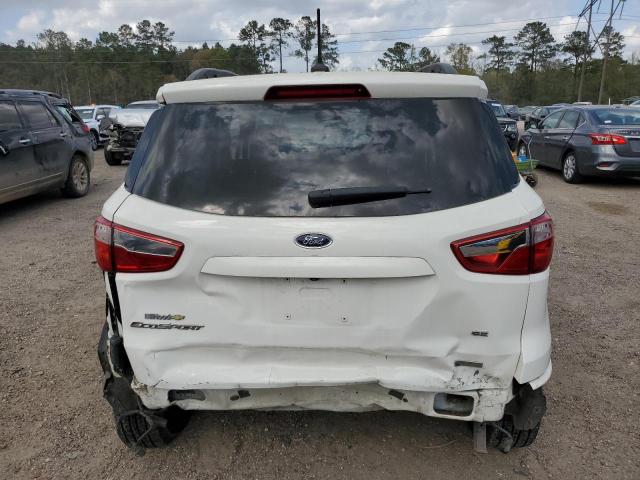 MAJ3P1TE0JC201702 - 2018 FORD ECOSPORT SE WHITE photo 6