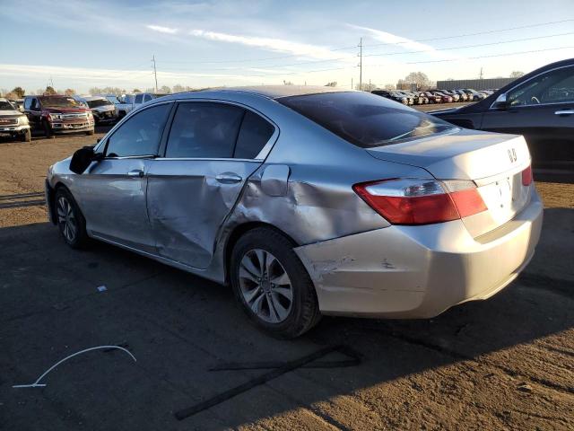 1HGCR2F30DA280553 - 2013 HONDA ACCORD LX SILVER photo 2