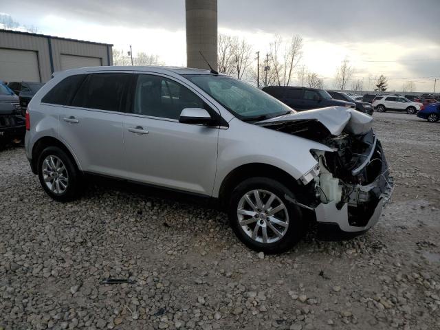 2FMDK4KC3DBC41710 - 2013 FORD EDGE LIMITED SILVER photo 4