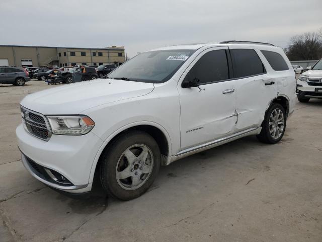 1C4RDJEG9GC393318 - 2016 DODGE DURANGO CITADEL WHITE photo 1