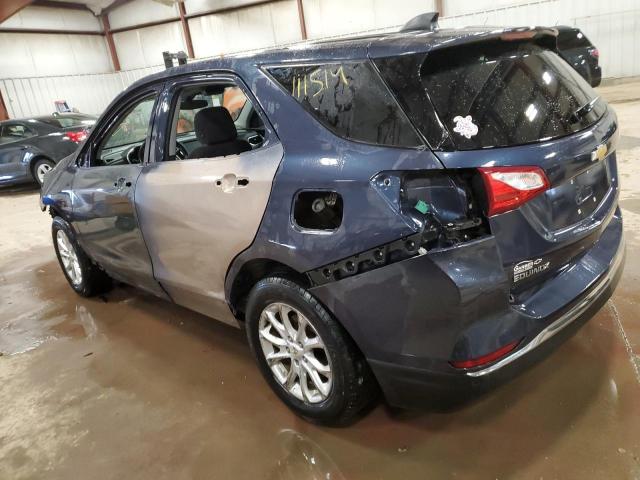 3GNAXJEV3JL369439 - 2018 CHEVROLET EQUINOX LT BLUE photo 2