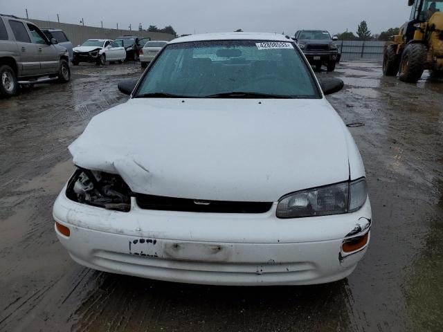 1Y1SK5380RZ027687 - 1994 GEO PRIZM LSI WHITE photo 5