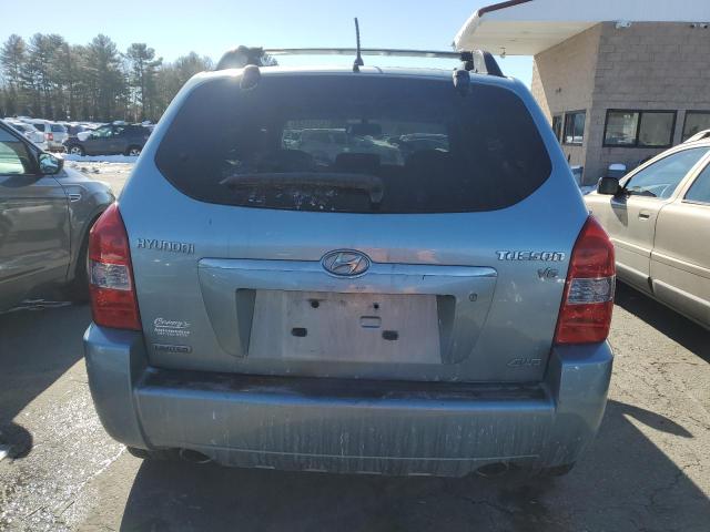 KM8JN72D38U855631 - 2008 HYUNDAI TUCSON SE TEAL photo 6