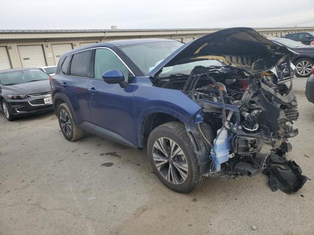 5N1AT3BA5MC720350 - 2021 NISSAN ROGUE SV BLUE photo 4