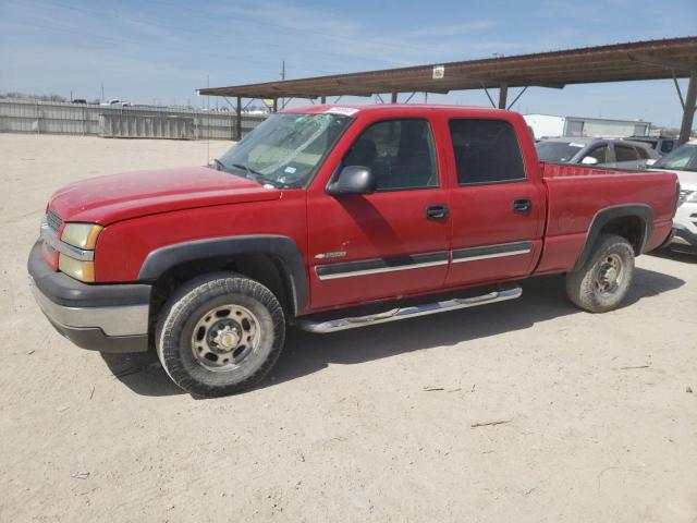 1GCGC23U74F215412 - 2004 CHEVROLET SILVERADO C2500 RED photo 1