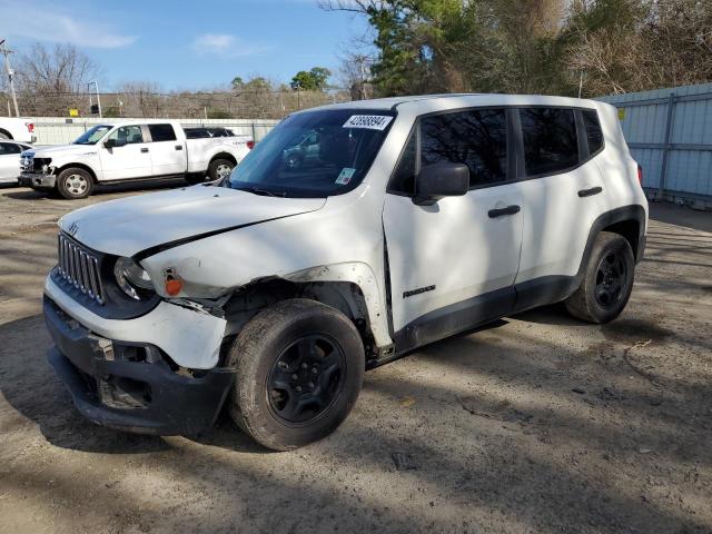 ZACCJAAB2HPE67524 - 2017 JEEP RENEGADE SPORT WHITE photo 1