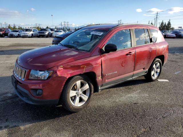 1C4NJCBB3FD115678 - 2015 JEEP COMPASS SPORT BURGUNDY photo 1