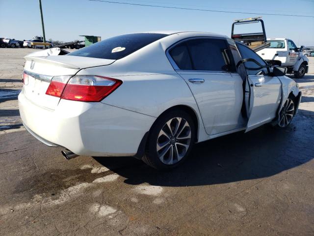 1HGCR2F56FA004074 - 2015 HONDA ACCORD SPORT WHITE photo 3