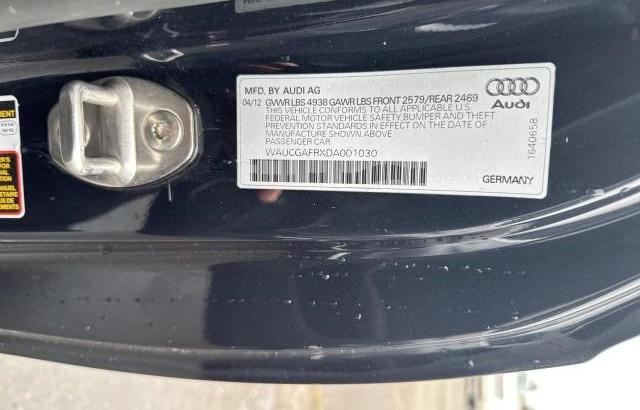 WAUCGAFRXDA001030 - 2013 AUDI S5 PREMIUM PLUS 蓝色 照片 10