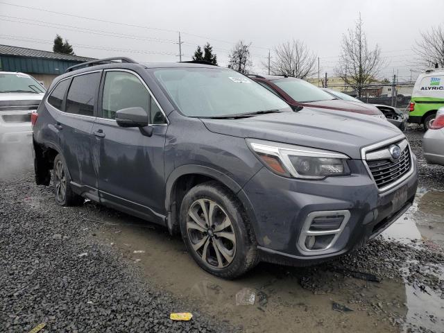 JF2SKAUC8MH535454 - 2021 SUBARU FORESTER LIMITED GRAY photo 4