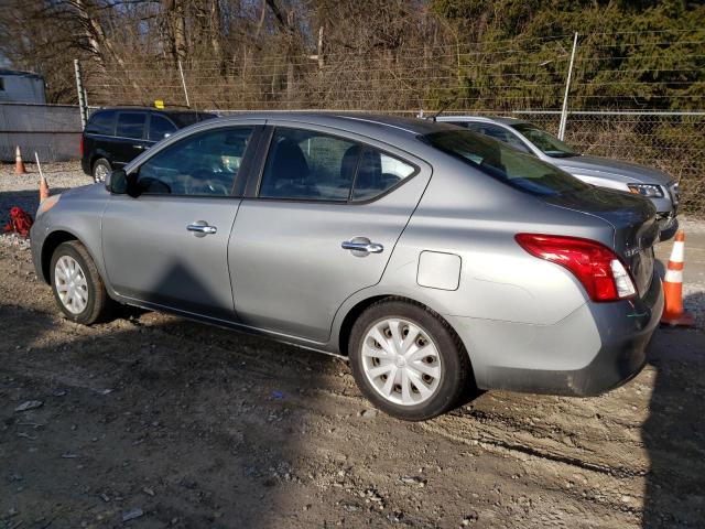 3N1CN7AP0CL914522 - 2012 NISSAN VERSA S GRAY photo 2