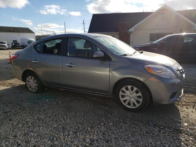 3N1CN7AP0CL914522 - 2012 NISSAN VERSA S GRAY photo 4