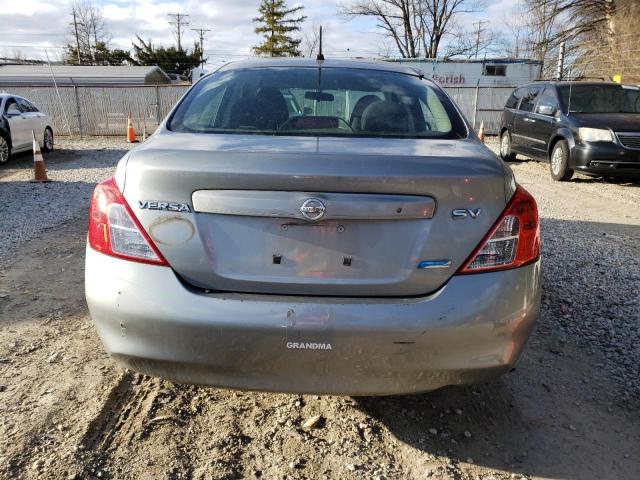 3N1CN7AP0CL914522 - 2012 NISSAN VERSA S GRAY photo 6