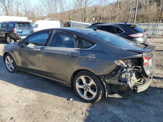 3FA6P0G71GR267155 - 2016 FORD FUSION S GRAY photo 2