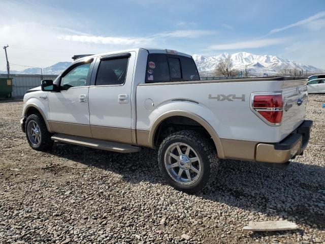 1FTFW1EF6BKD71392 - 2011 FORD F150 SUPERCREW WHITE photo 2