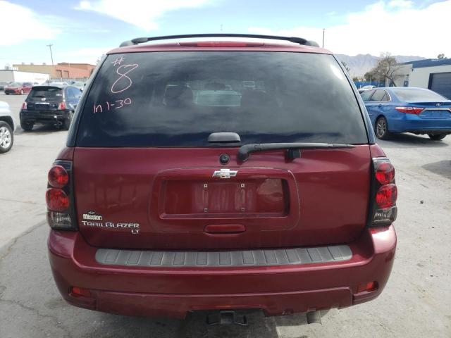 1GNDS33S992113562 - 2009 CHEVROLET TRAILBLAZE LT RED photo 6