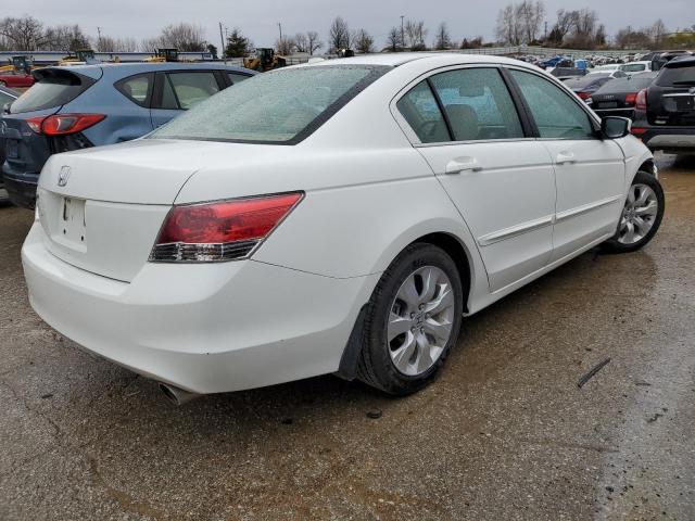 1HGCP26888A017458 - 2008 HONDA ACCORD EXL WHITE photo 3