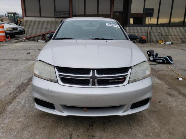 1C3CDZCB7CN242430 - 2012 DODGE AVENGER SXT SILVER photo 5