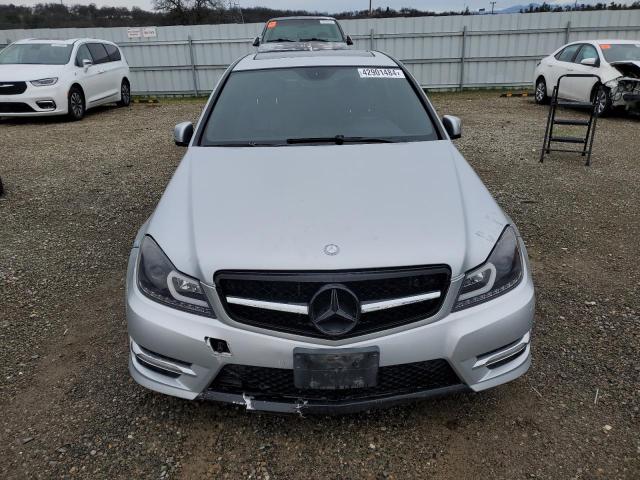 WDDGF4HB3CR225237 - 2012 MERCEDES-BENZ C 250 SILVER photo 5