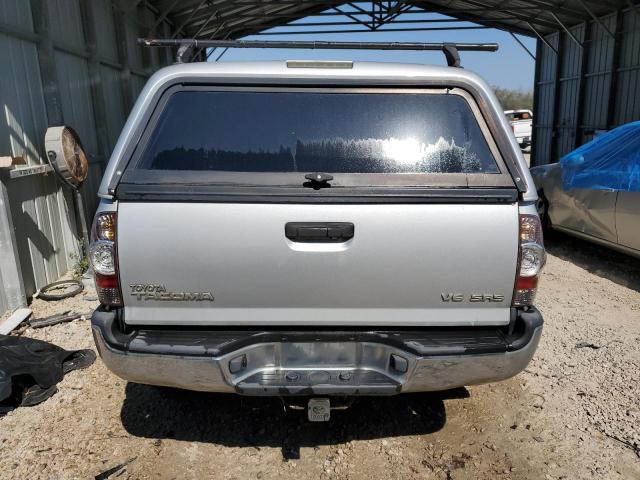 5TELU4EN8AZ692703 - 2010 TOYOTA TACOMA DOUBLE CAB SILVER photo 6