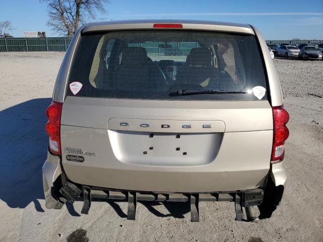 2C4RDGBG5DR693044 - 2013 DODGE CARAVAN SE GOLD photo 6